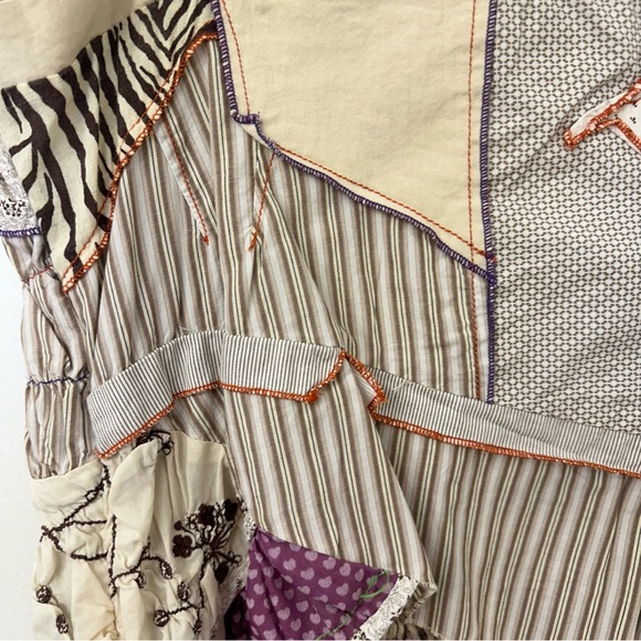 Juju & Christine ⭐️Rare! Patchwork Fairy Top Vintage Wearable work of Art - Picture 5 of 12